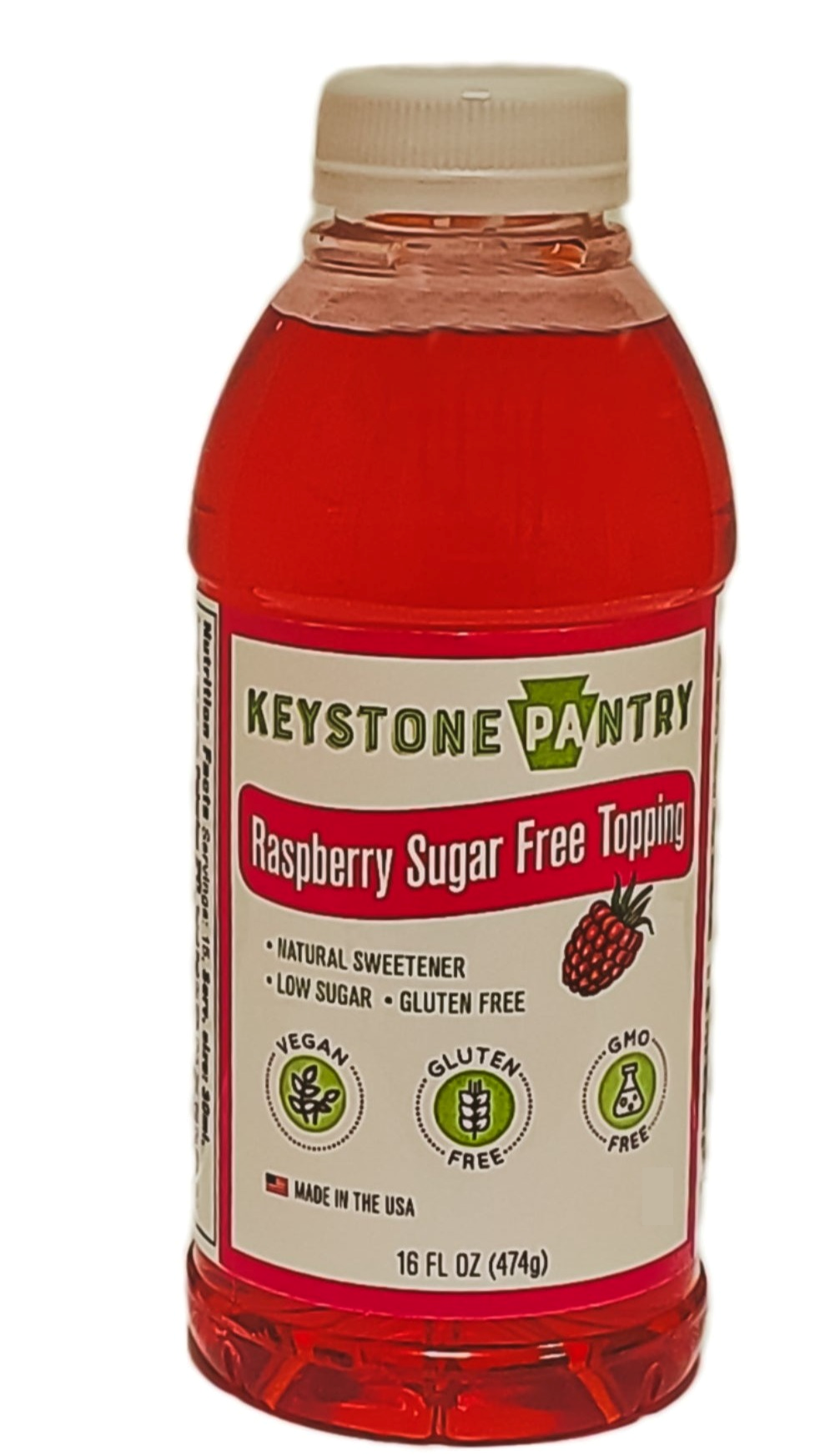 Keystone Pantry Raspberry Flavored Topping Vegan & Diabetic Friendly