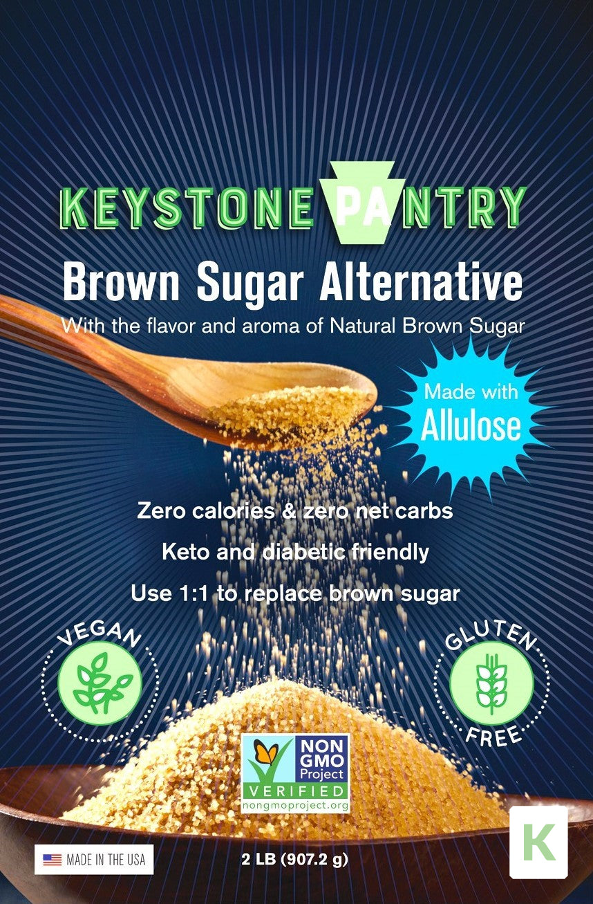 Keystone Pantry Sugar-Free Brown Sugar Substitute 2lbs. Keto Friendly