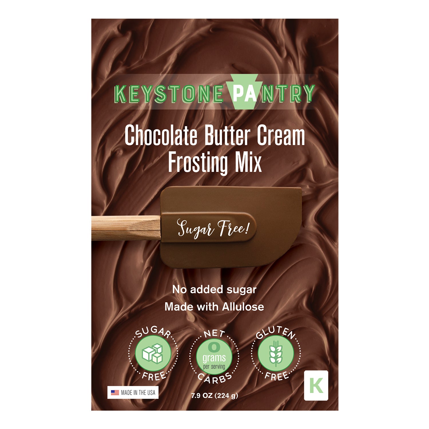 Keystone Pantry Sugar-Free Chocolate Butter Cream Frosting Mix