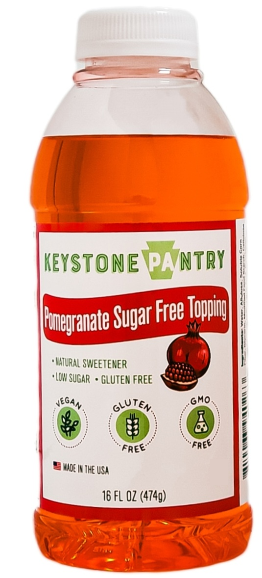 Keystone Pantry Pomegranate Sugar-Free Topping Vegan & Kosher Friendly