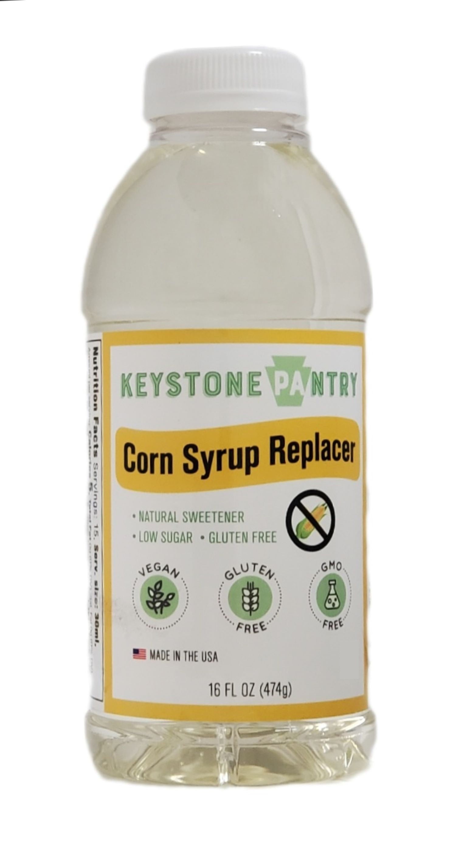 Keystone Pantry Corn Syrup Replacer 1 pint bottle Vegan/Kosher-Parve