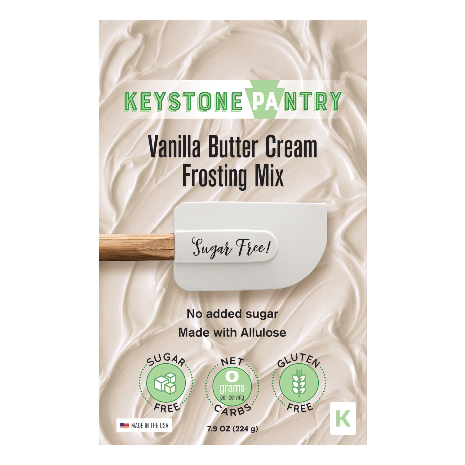 Keystone Pantry Sugar-Free Vanilla Butter Cream Frosting Mix