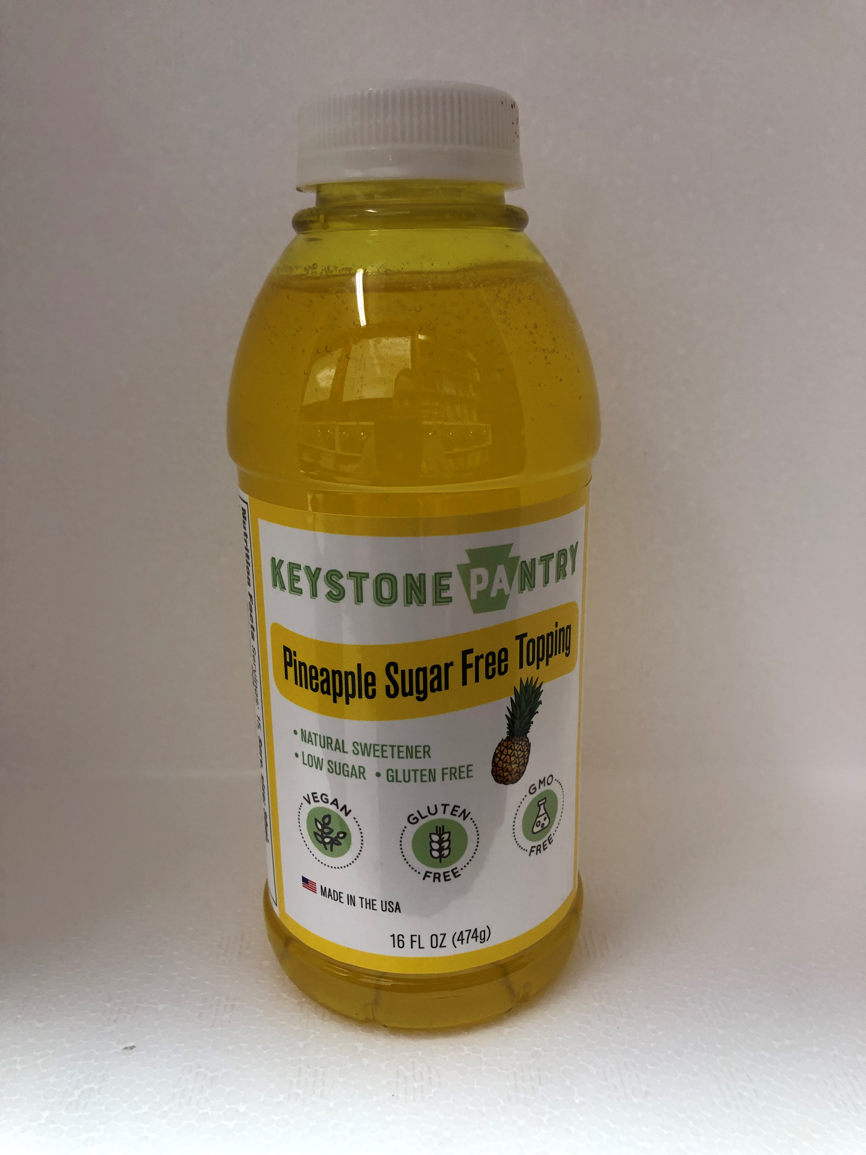 Keystone Pantry Pineapple Sugar-Free Topping Vegan & Diabetic Friendly