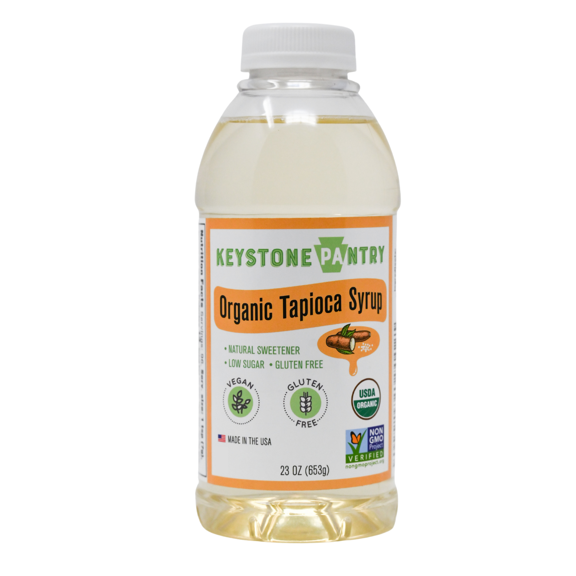 Keystone Pantry Organic Tapioca Syrup 23 oz Bottle Natural Sweetener